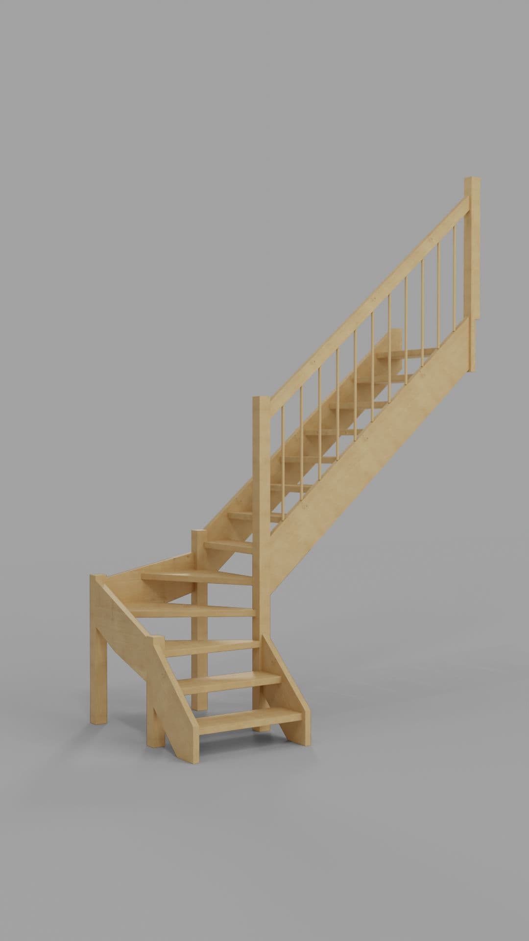 Лестница из сосны 3 метра высота