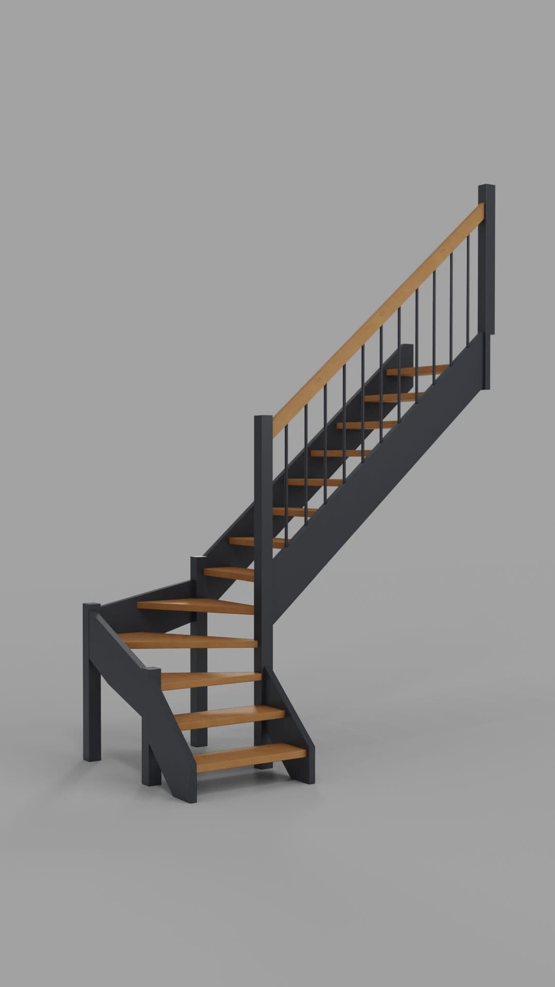 Лестница на тетивах в дом