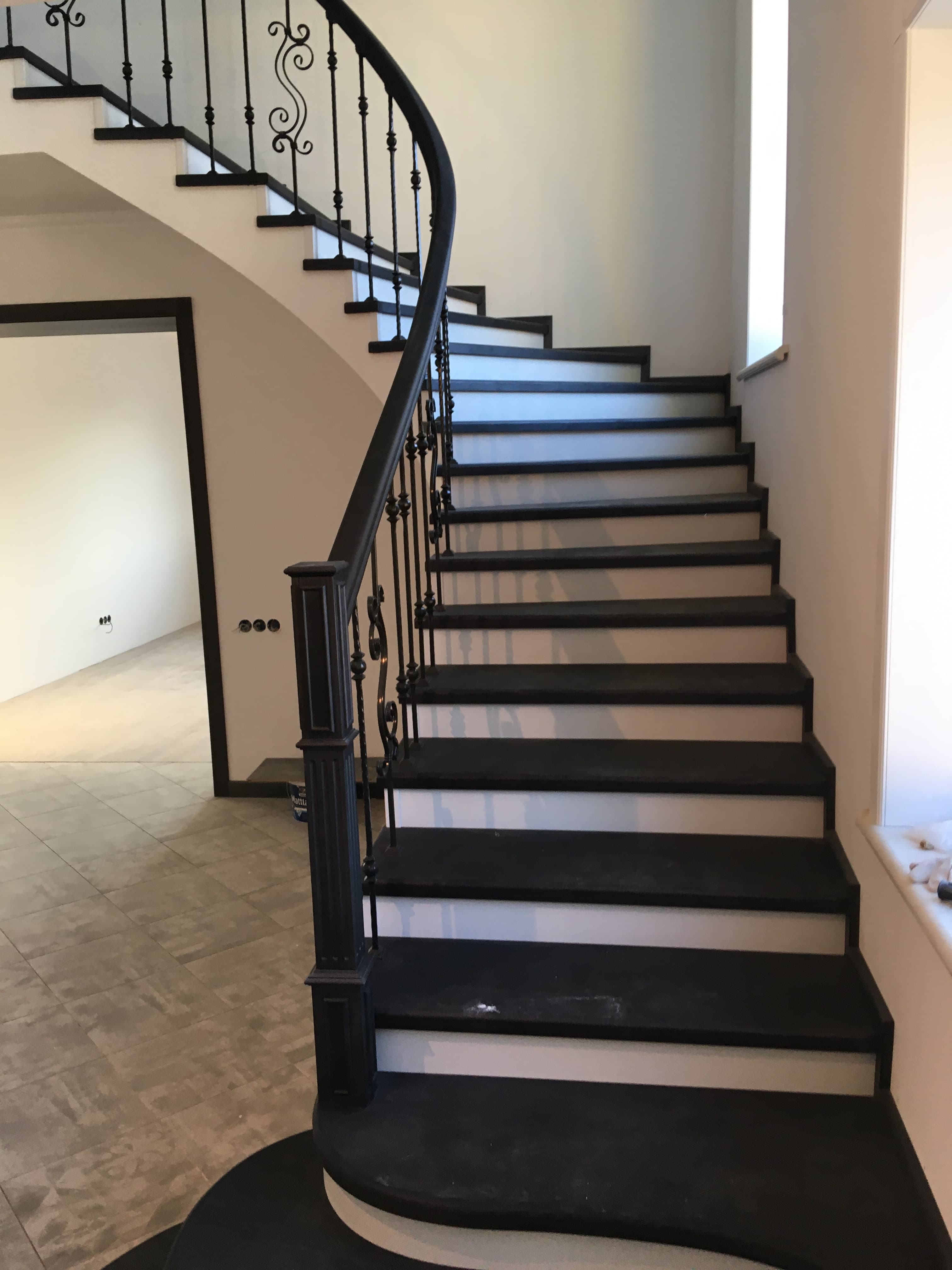 Отделка бетонной лестницы в Рузаевке